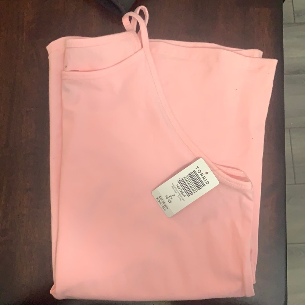 High Neck Foxy Tank in Pink